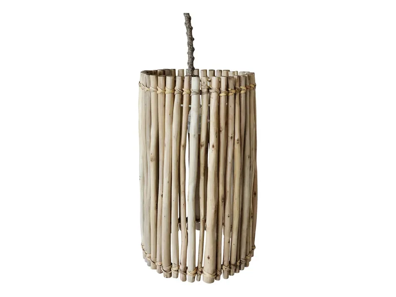 Lampa i eukalyptusträ