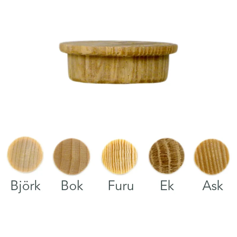 Täckplugg 187 furu tunn krage