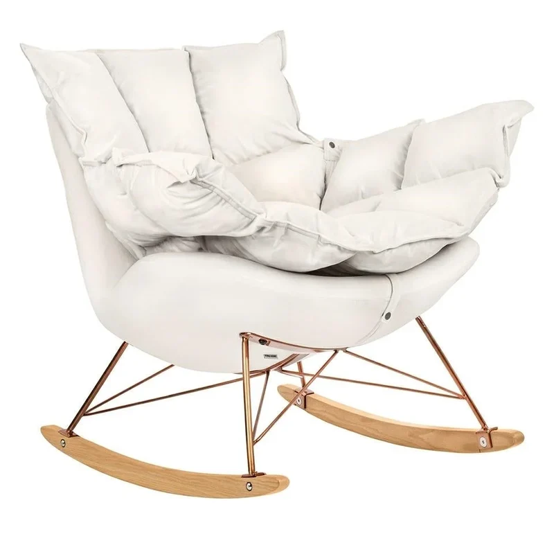 Fåtölj - SWING VELVET, beige