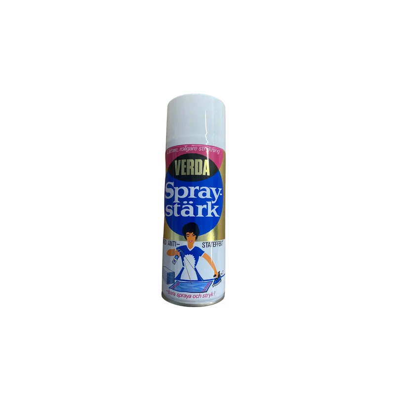 Spraystärk naturstärkelse antistatisk strykspray Verda Herdins 435 ml
