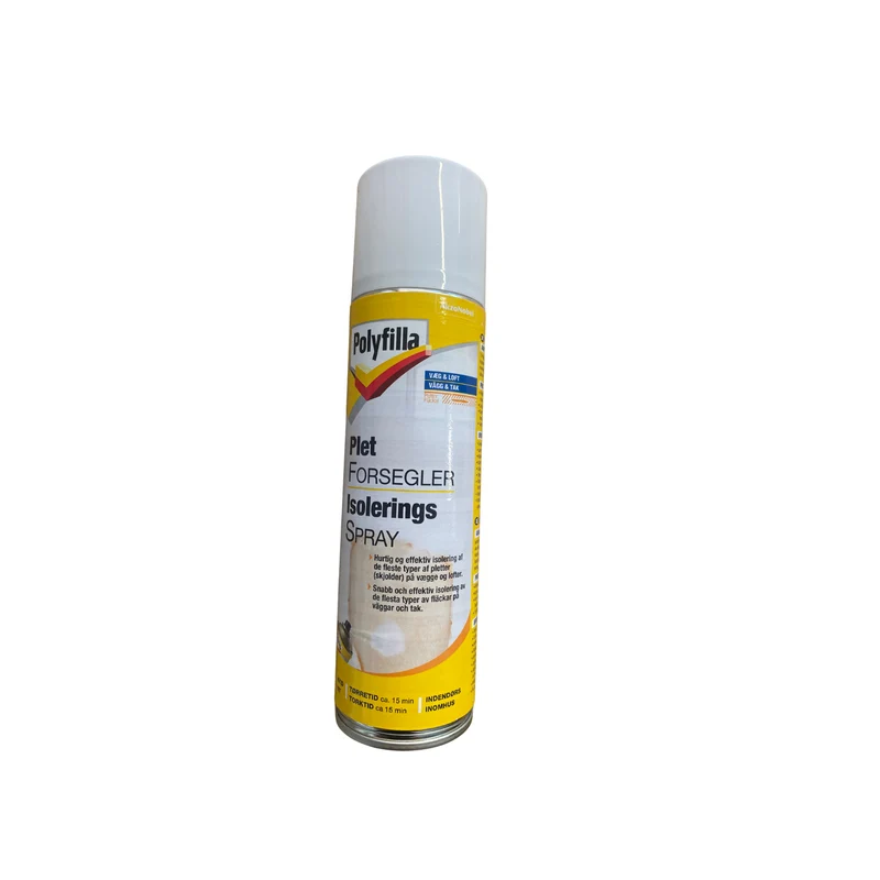 Isoleringsspray fläckblockerande sprayfärg Polyfilla vägg och tak 250 ml