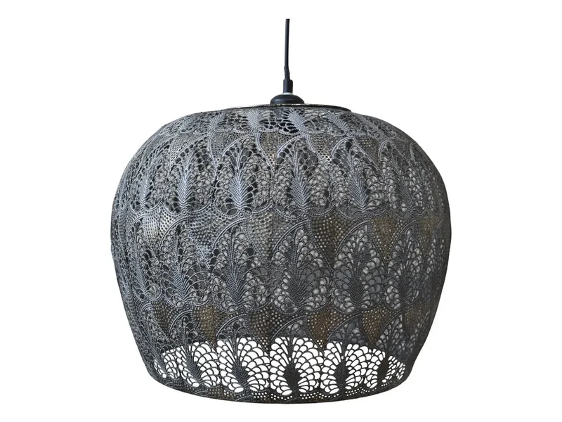Vire-gammal lampa med mönster