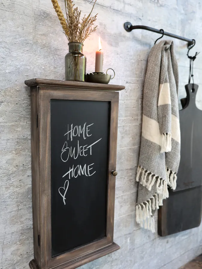 Nyckelskåp med skrivtavla