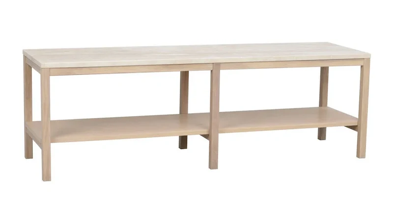 Orwel - Avlastningsbord Beige/vitpigmenterad