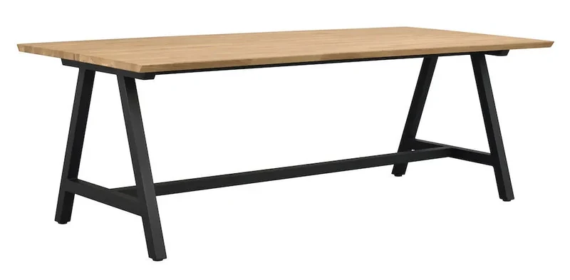 Carradale - Matbord Ek/svart