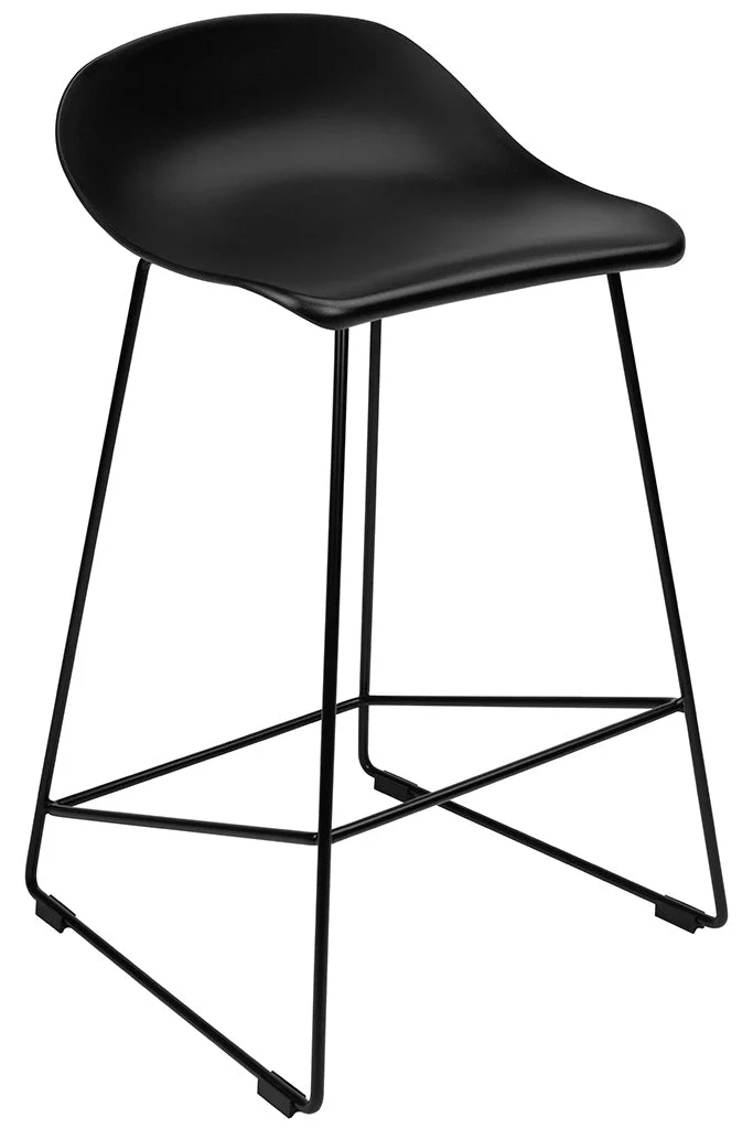 Barstol - ROLF 76, svart
