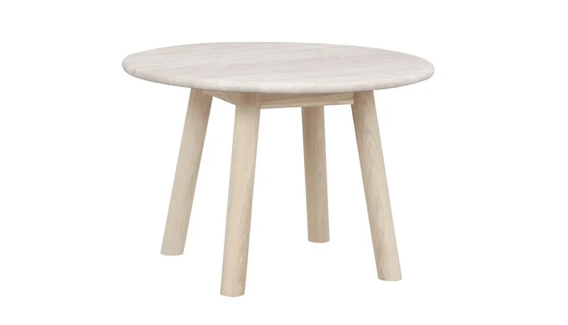 Taransay - Soffbord Beige/vitpigmenterad