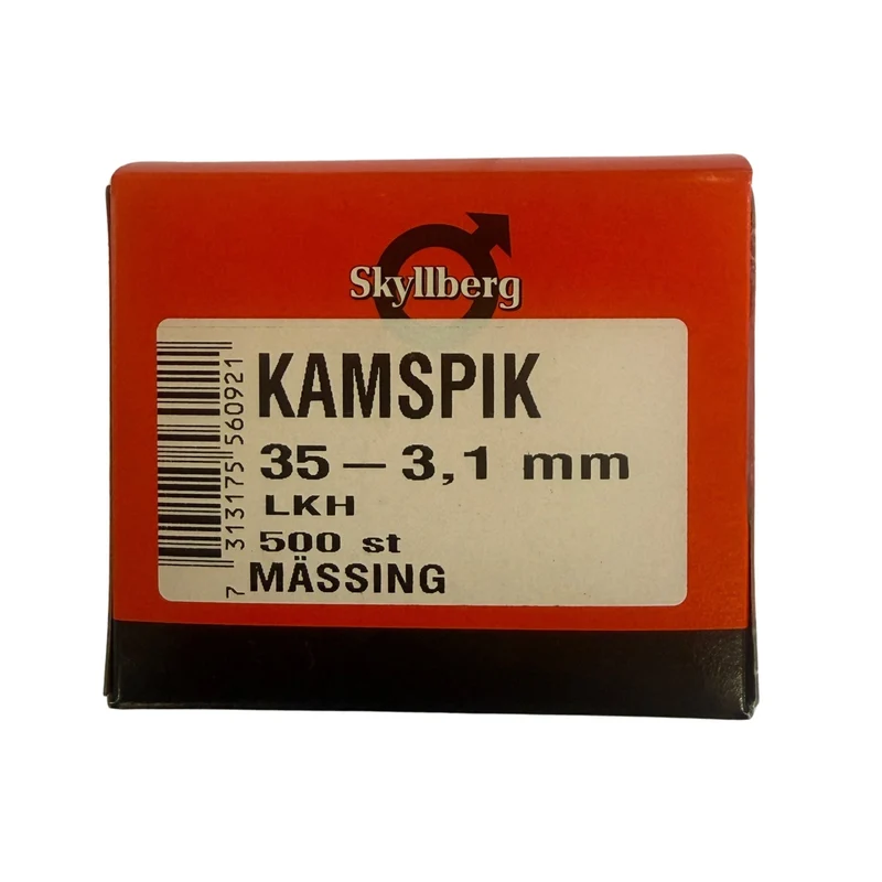 Kamspik Skyllberg 35-3,1 mm Mässing 500 st