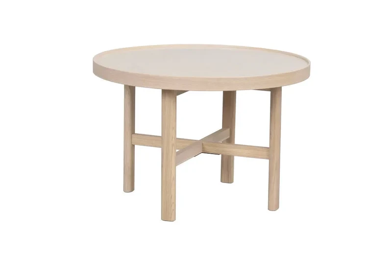 Marsden - Soffbord Beige/vitpigmenterad