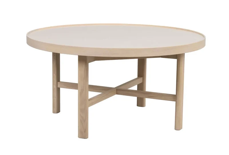 Marsden - Soffbord Beige/vitpigmenterad