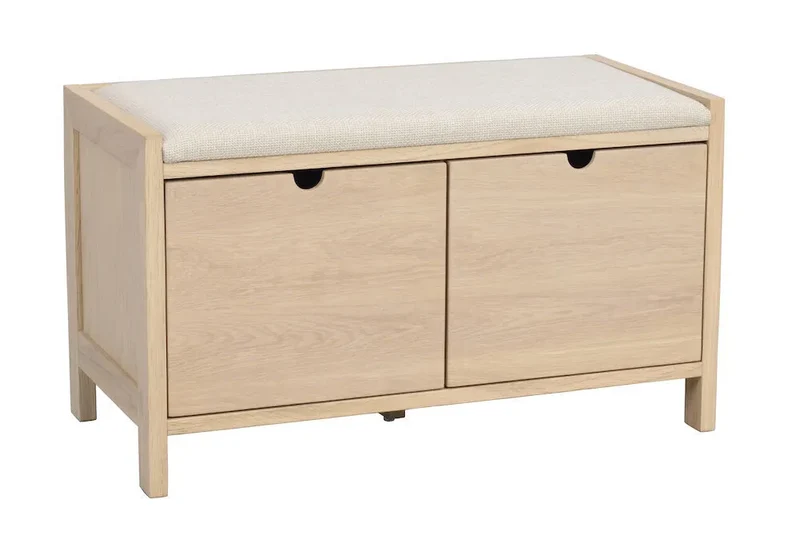 Hillmond - Hallbänkar Vitpigmenterad/beige