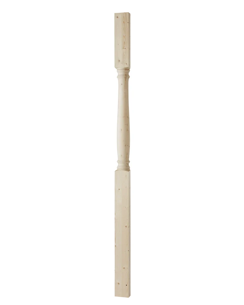 Svarvad pelare - Halvstolpe 2500 x 130 mm