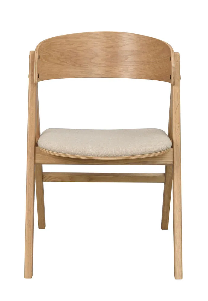 Waterton - Matstol Ek/beige