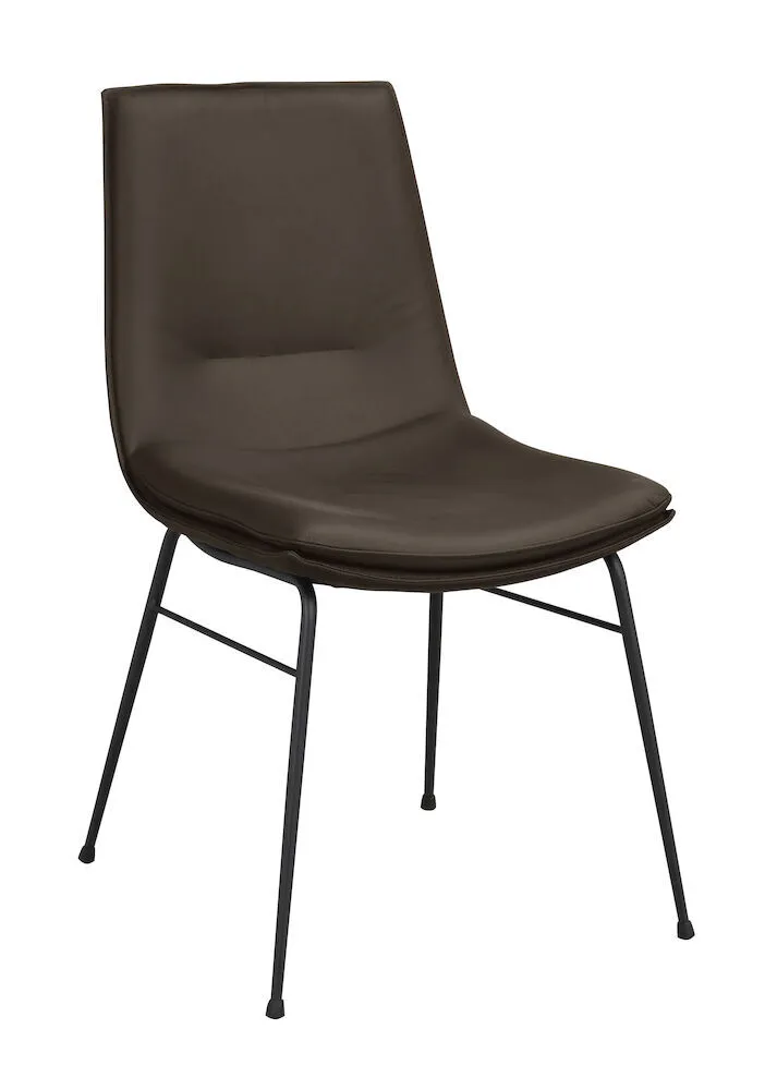 Lowell - Matstol Brun/svart