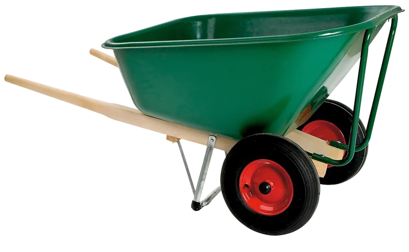 Avfallskärra / skottkärra med plastkorg Hörby Bruk