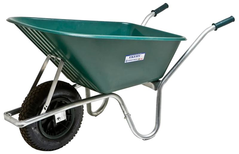 Multikärra/skottkärra med plastkorg Hörby Bruk