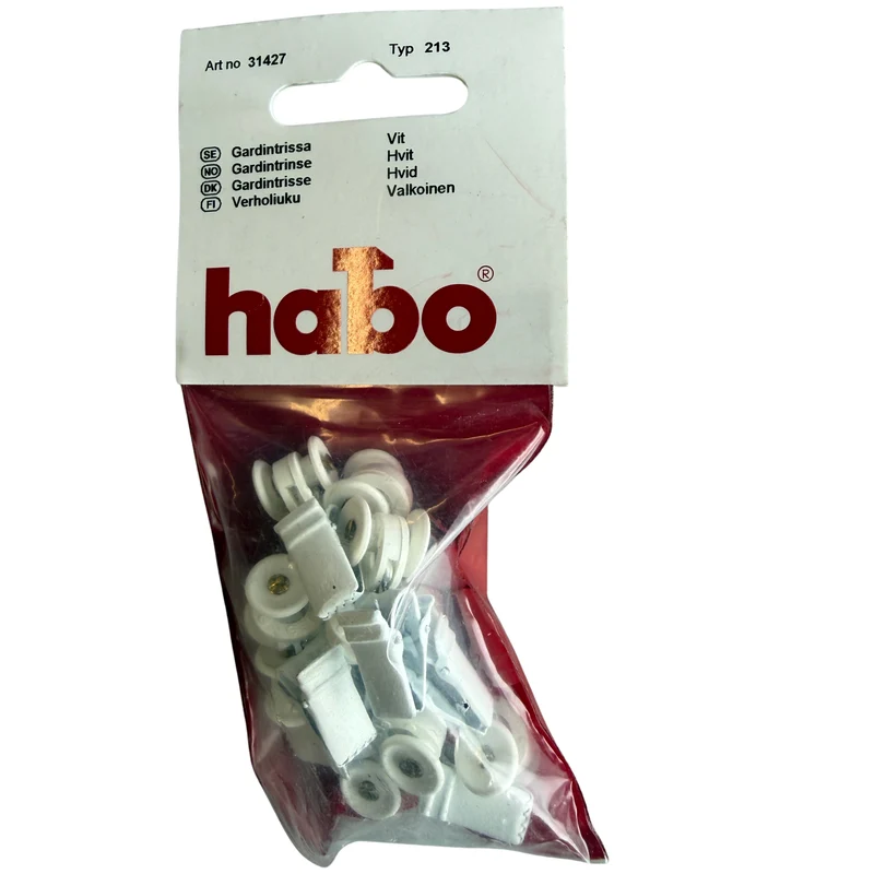 Gardintrissor vit Habo 10-pack