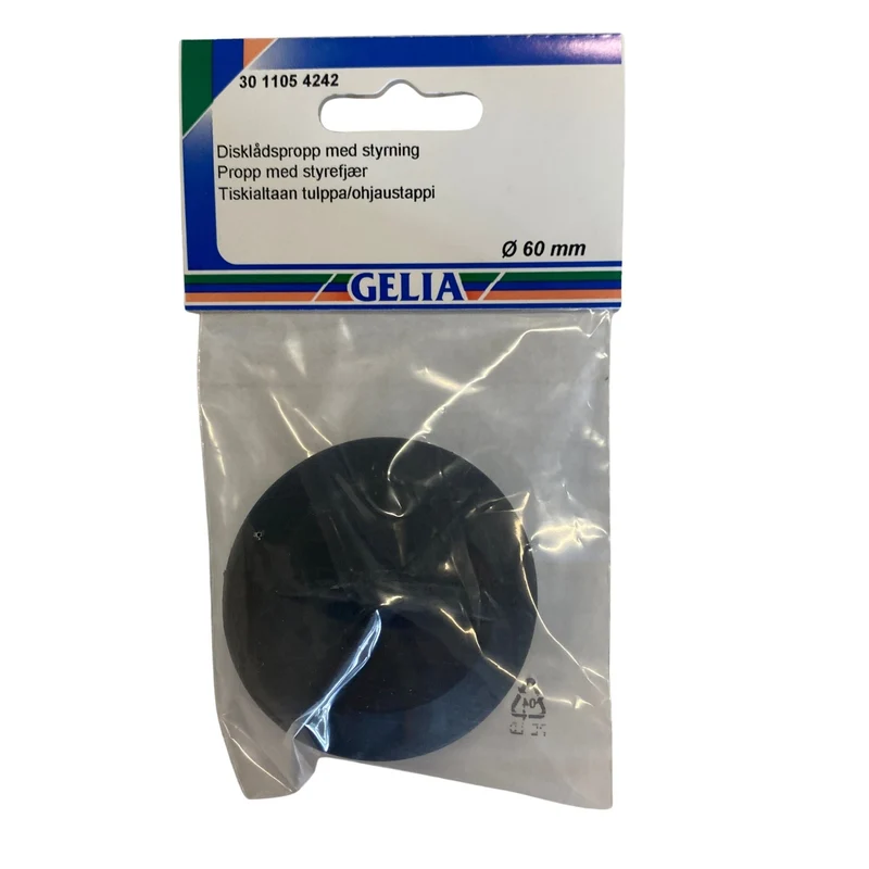 Disklådspropp GELIA 60mm med styrning - propp till diskho