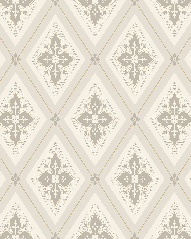 Duro Tapet - Astrid - Guld/Beige
