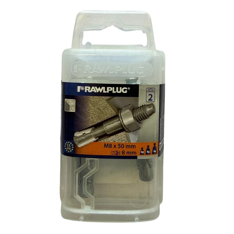 Expander efz M8x50 Rawlplug för Betong 2-pack