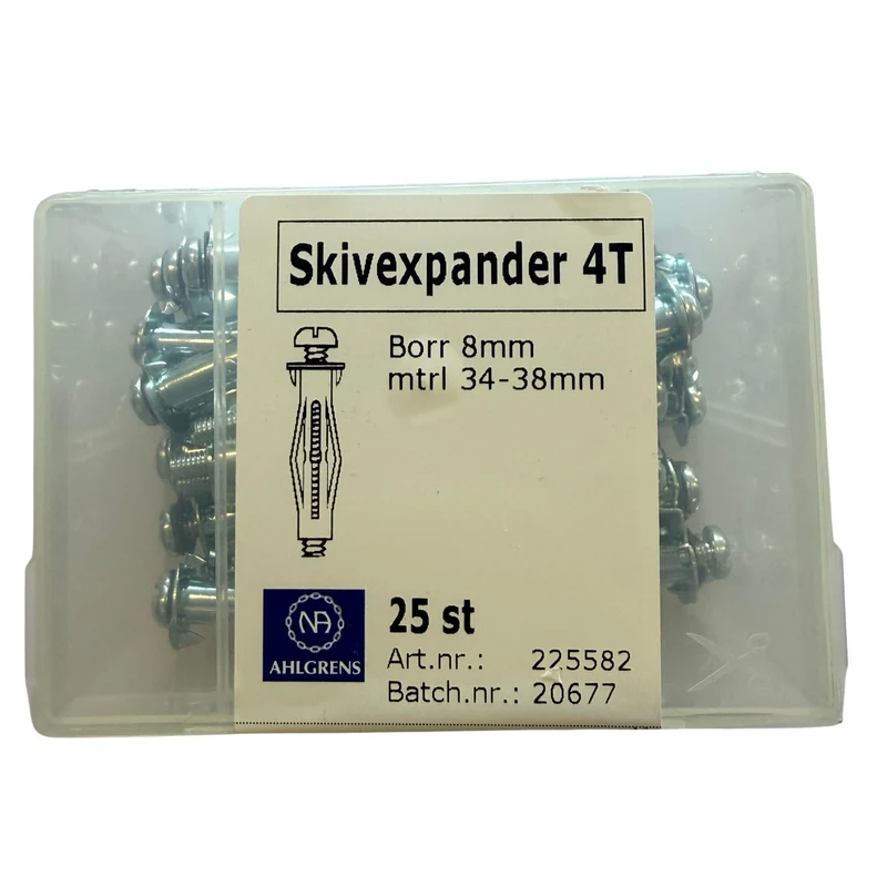 Skivexpander 4T Nils Ahlgren för Gipsskivor 25-pack