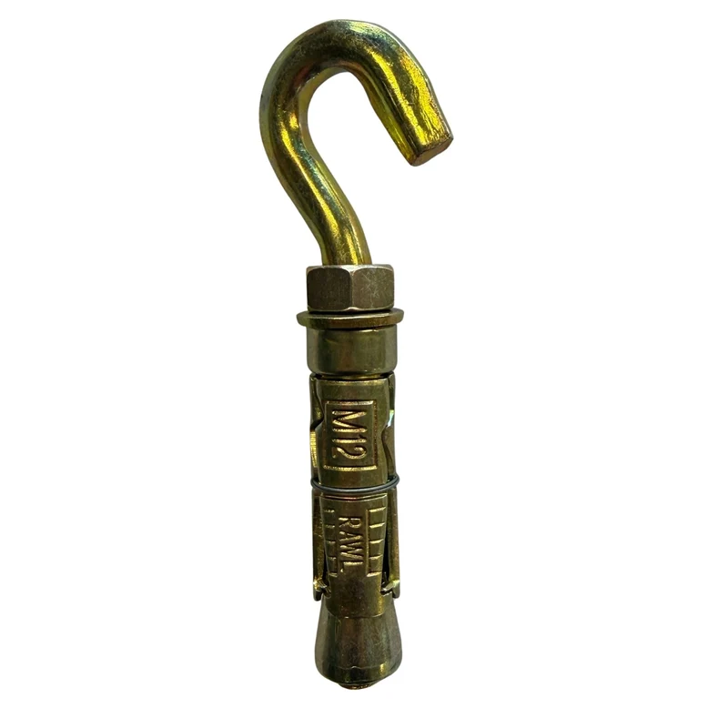 Expanderbult med Krok M12 Rawlplug Rawlbolt för Betong 25-pack