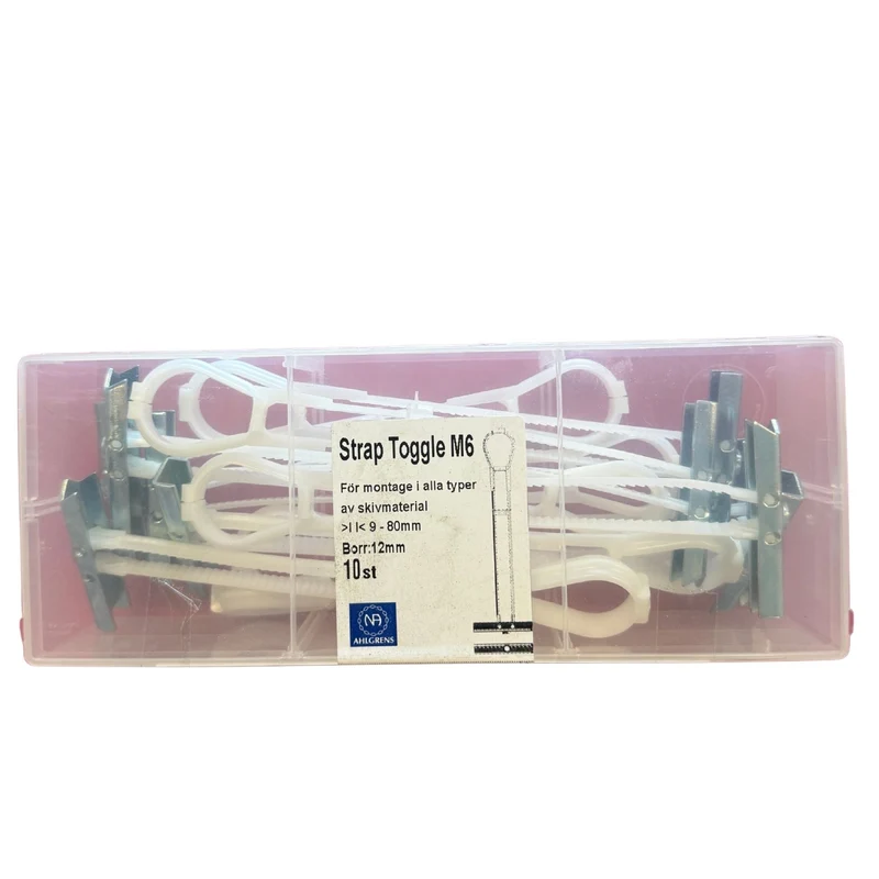 Strap Toggle M6 bandvingankare Nils Ahlgren, 10 st