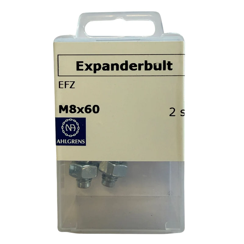 Expanderbult Nils Ahlgren EFZ M8x60 mm 2 st