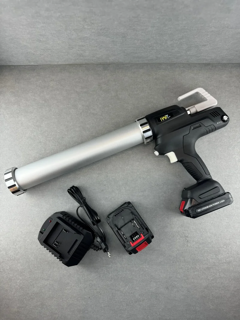 Batterispruta HABE svart/silver