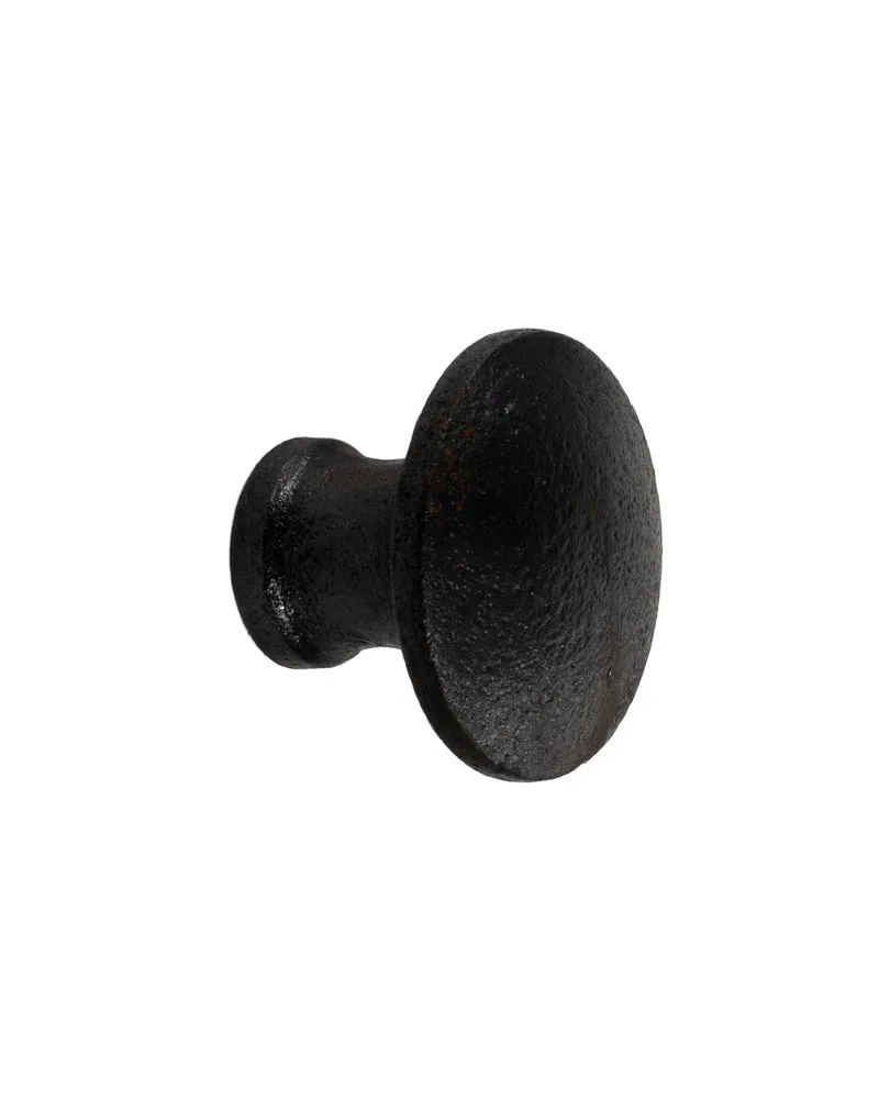 Knopp - Rund gjutjärn 35 mm
