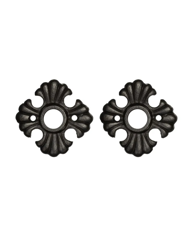 Tryckesbricka - Gjutjärn ornamenterad 72 mm