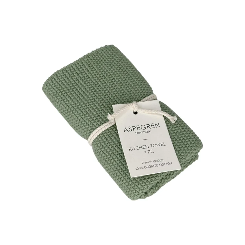 Solid | Kökshandduk i Aloe Green