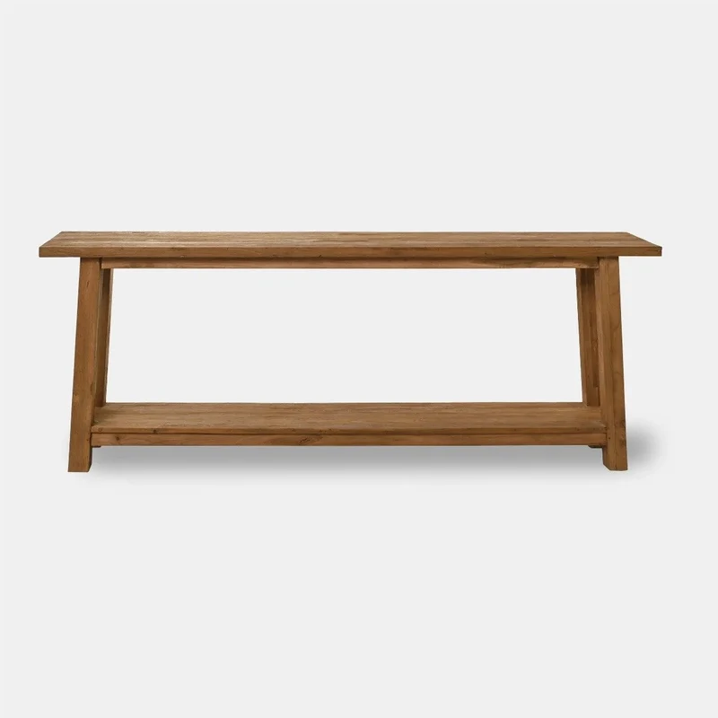 Konsol l Arusi 240x45x90cm återvunnet Exotiskt Trä Teak