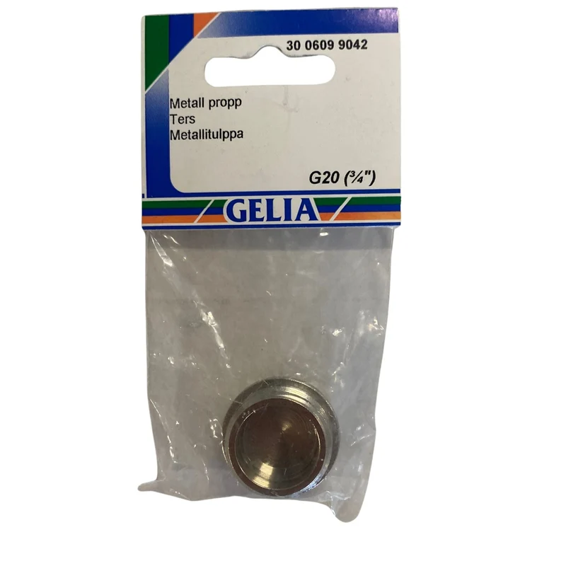 Metallpropp GELIA G20 (3/4") - Förkromad Plugg