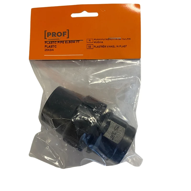Plaströr Vinkel PROF 25x3/4" - Innergänga i Plast
