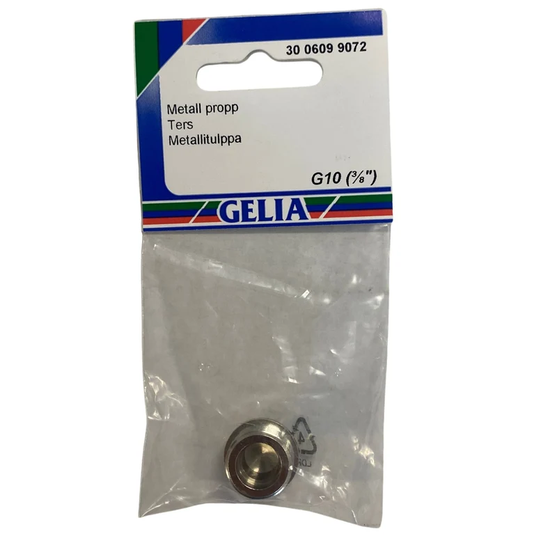 Metallpropp GELIA G10 (3/8") - Förkromad Plugg