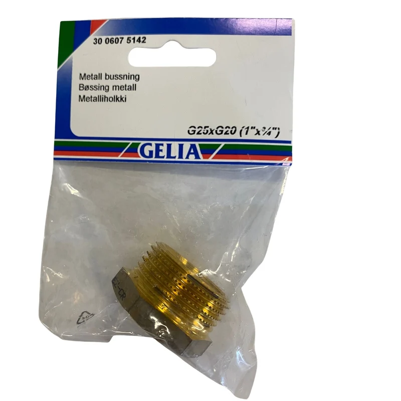 Bussning G25xG20 (1"x¾") Utvändig/Invändig Gänga - GELIA