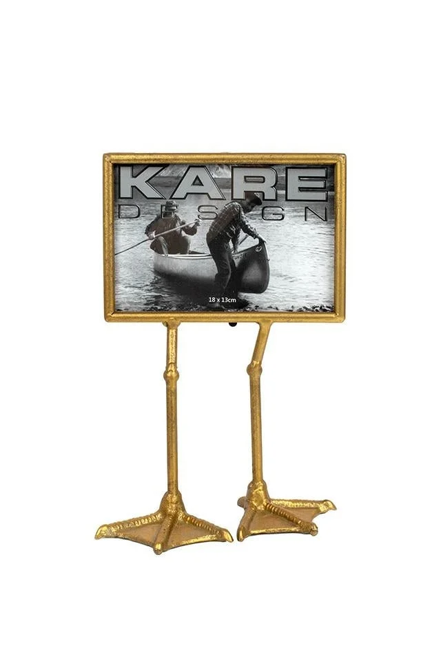 Fotoram KARE DESIGN - DUCK FEET HORISONTAL, 13x18cm, guld
