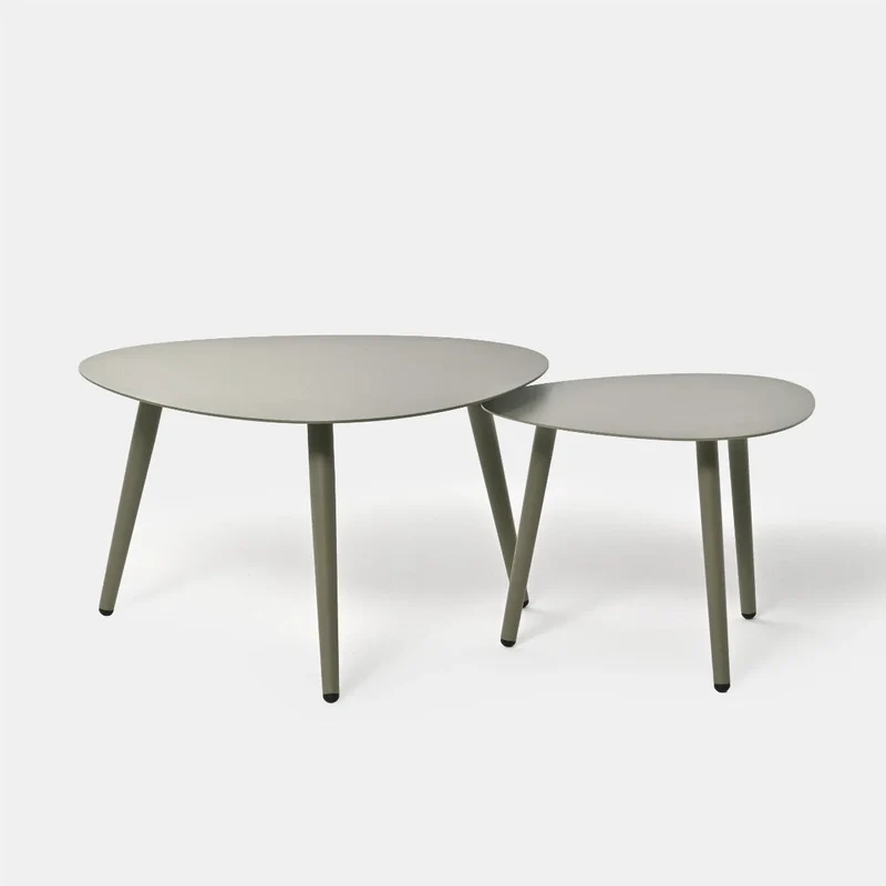 Utebord - Soffbordsset Tica 68x62x45 / 48x44x40 cm
