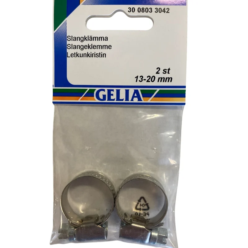 Slangklämma 13-20mm 2-pack - GELIA
