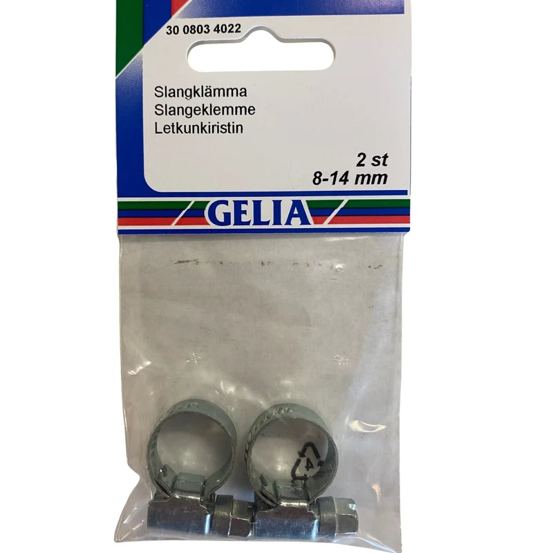 Slangklämma 8-14mm 2-pack - GELIA