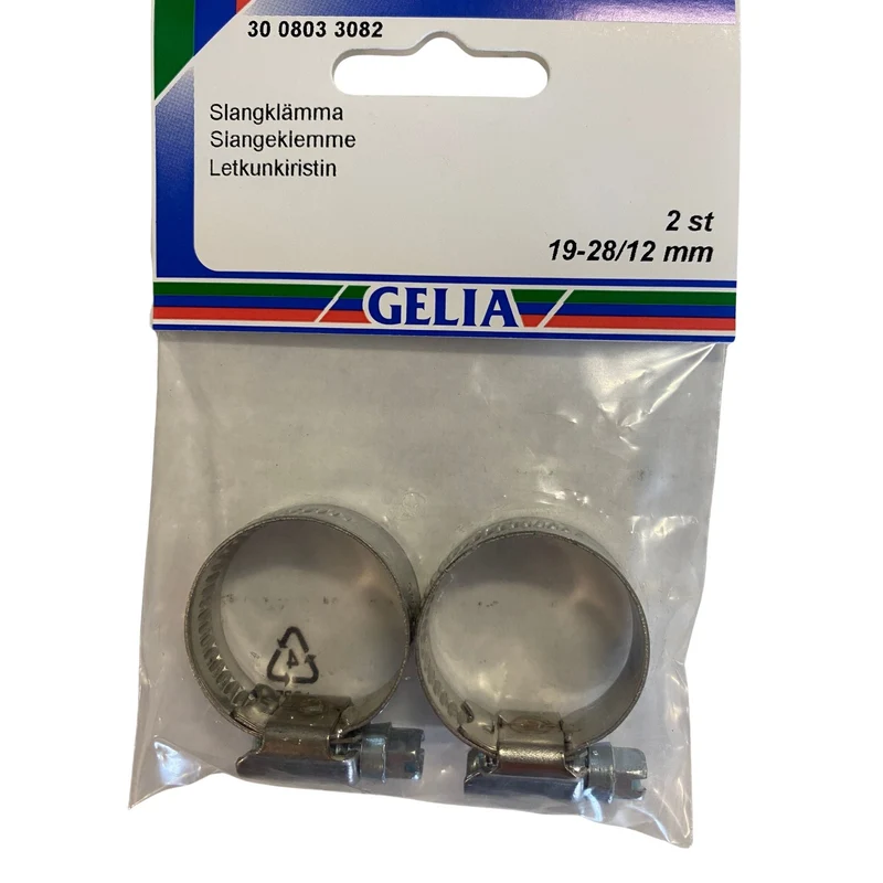 Slangklämma 19-28/12mm 2-pack - GELIA