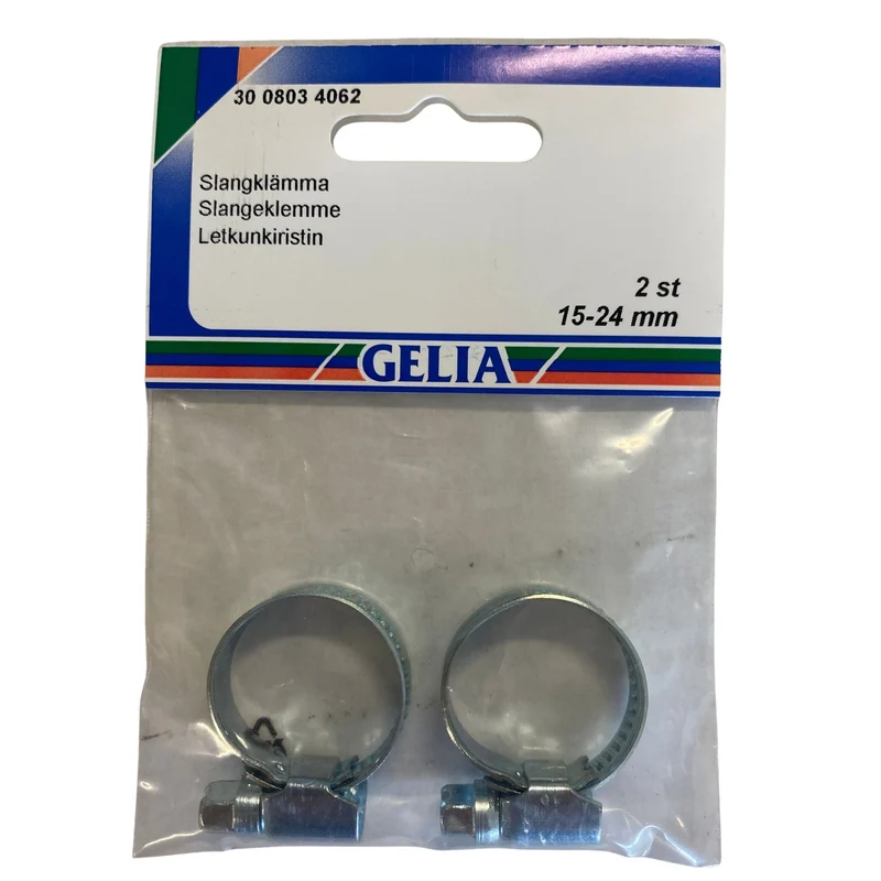 Slangklämma 15-24mm 2-pack - GELIA