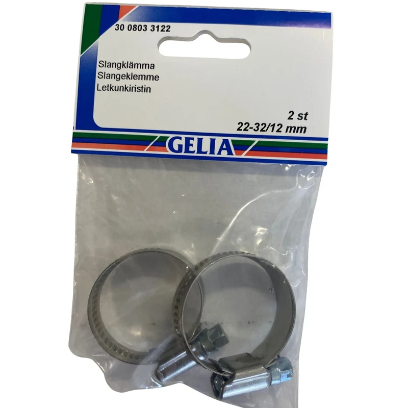Slangklämma 22-32/12mm 2-pack - GELIA