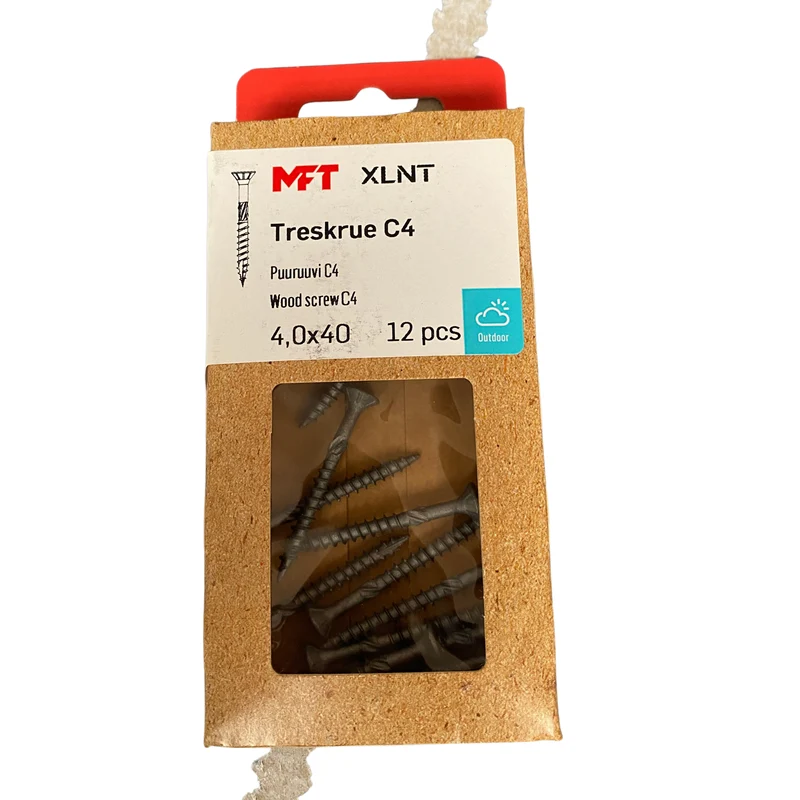 Träskruv MFT XLNT C4 utomhus 4,0x40 mm T20