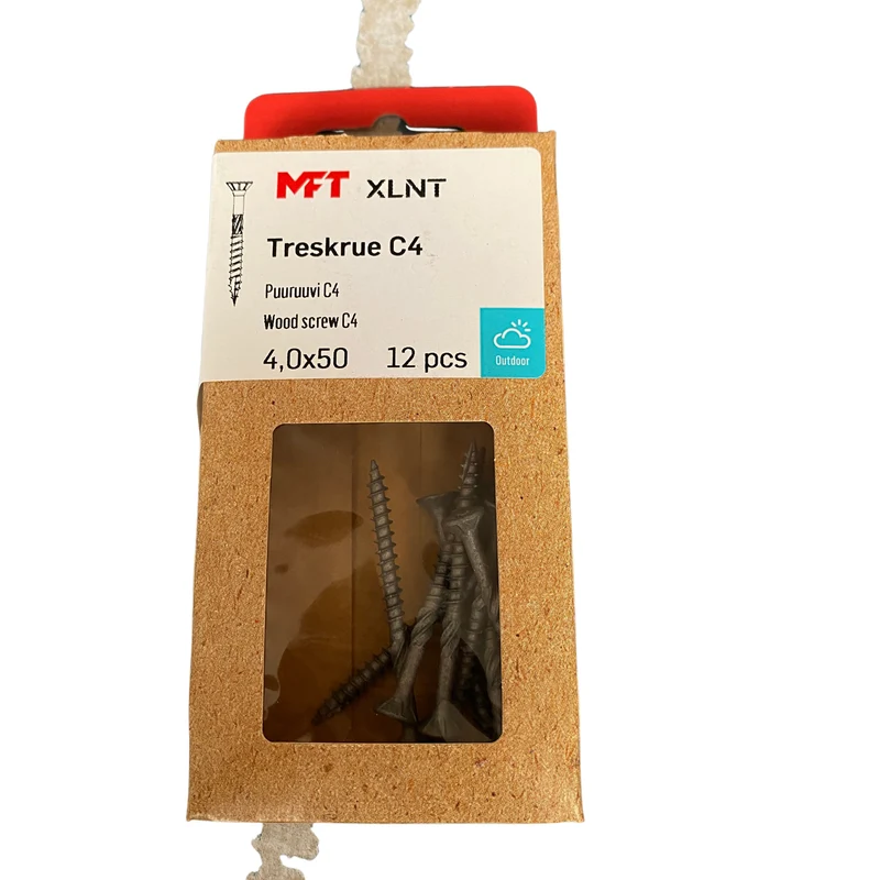 Träskruv MFT XLNT C4 utomhus 4,0x50 mm T20