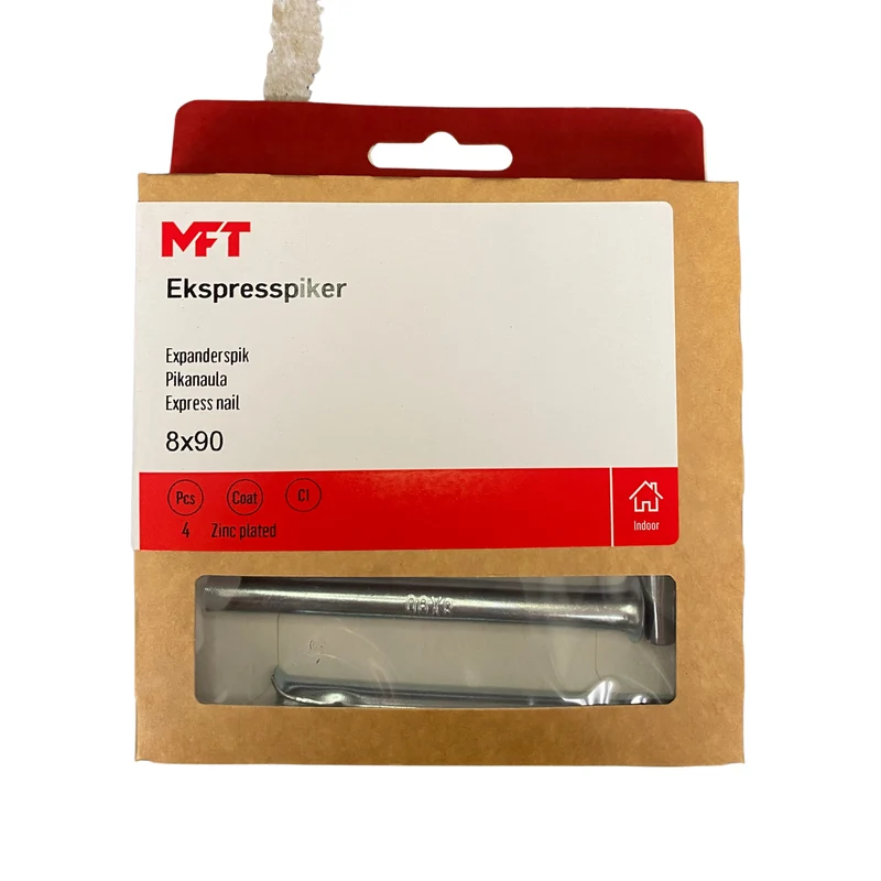 Expanderspik MFT 8x90 4st/frp