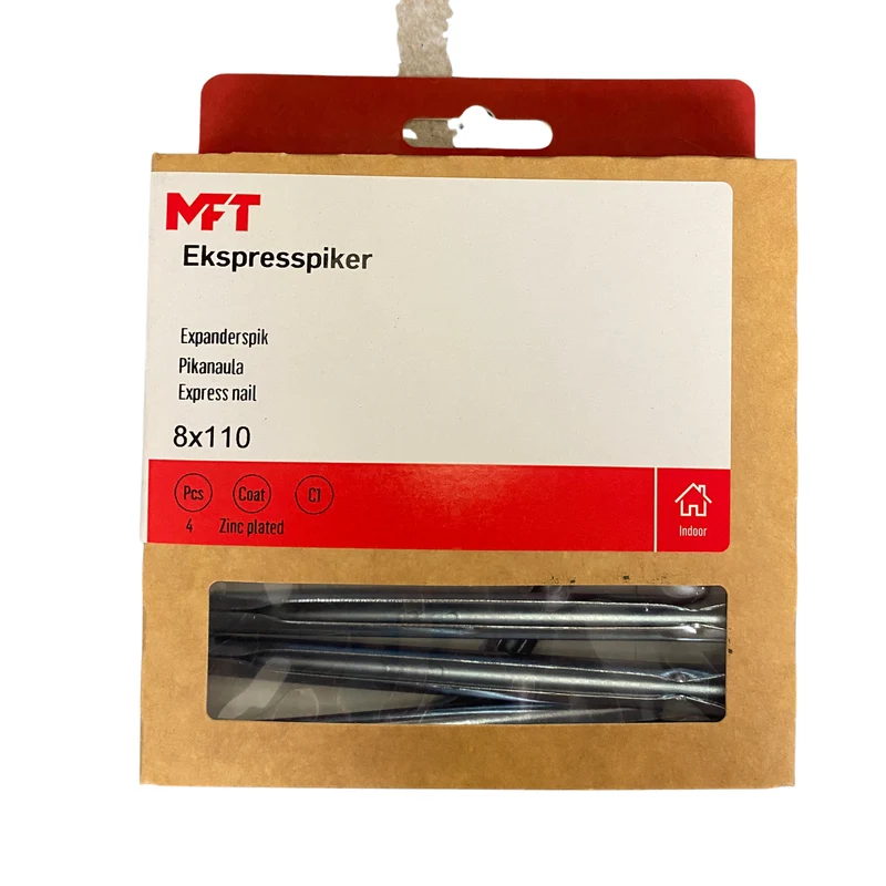 Expanderspik MFT 8x110 4st/frp