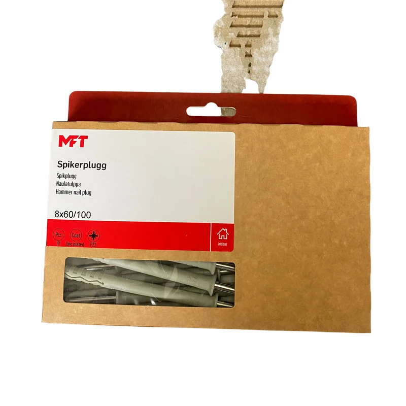 Spikplugg MFT 8x60/100 10st/frp