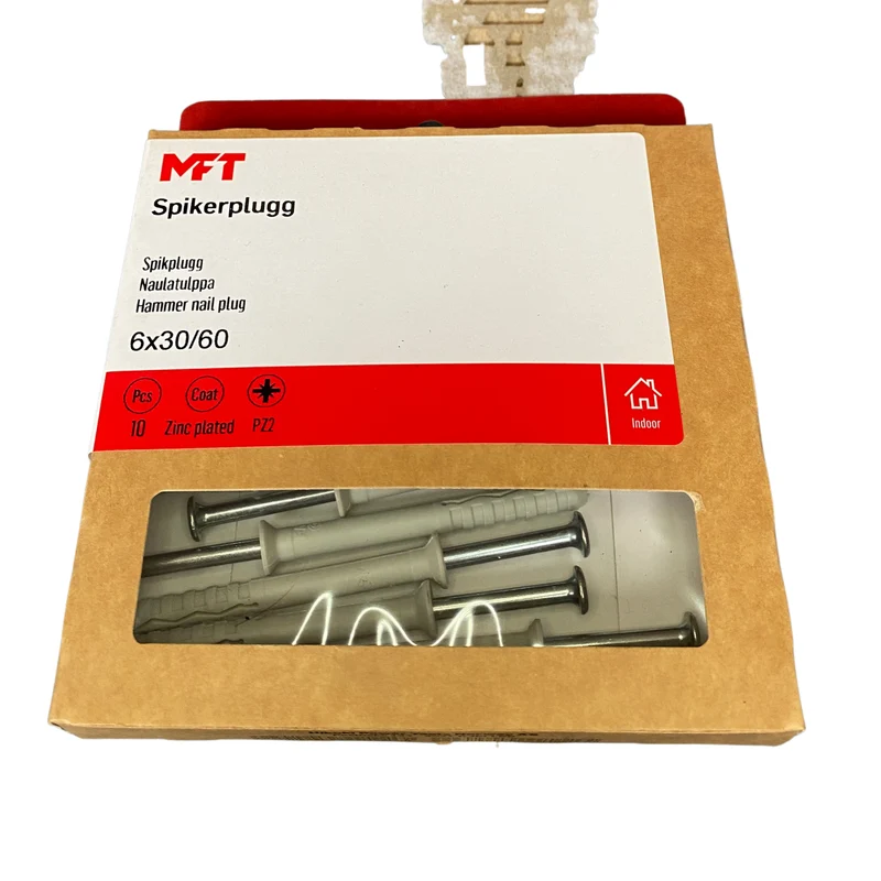 Spikplugg MFT 6x30/60 10st/frp